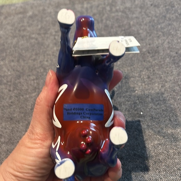 CowParade Chicago Retired Moolennium Y2K 2000 Millennium VERY RARE Ceramic - Picture 5 of 6